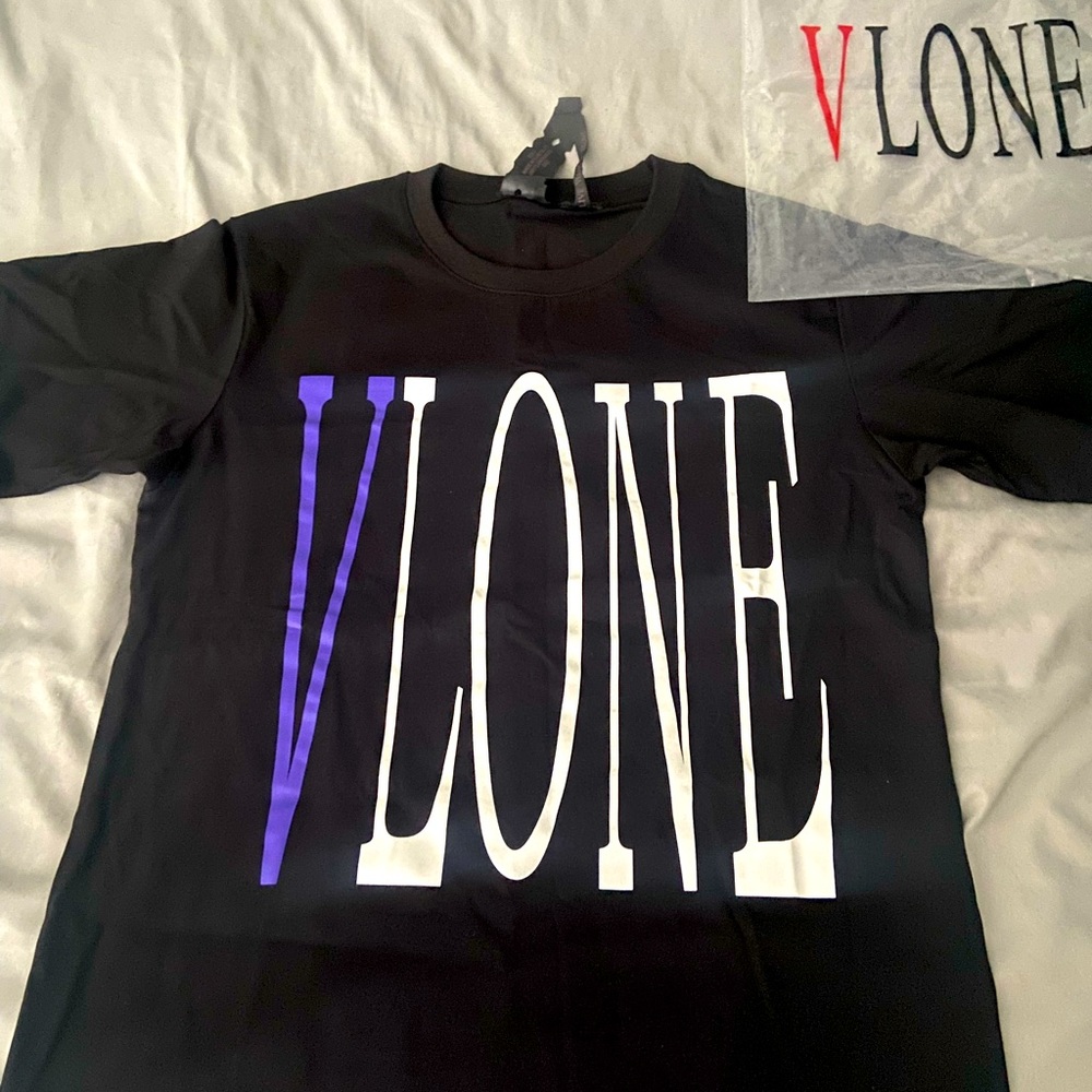 Black and Purple Vlone Tee